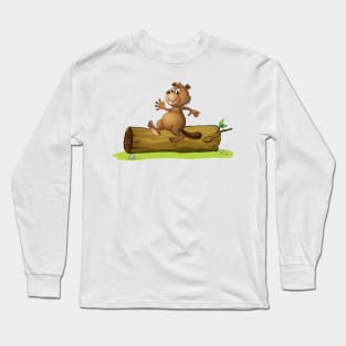 Welcome back otter Long Sleeve T-Shirt